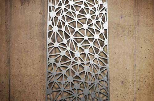Metal finish and installation